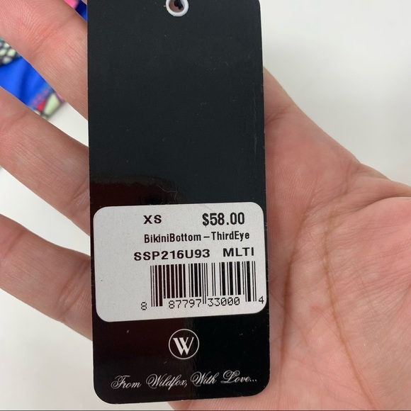 NWT WILDFOX SWIM BIKINI BOTTOM - Third Eye - Picture 6 of 7